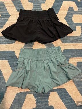 FP Movement by Free People Black and Blue Shorts